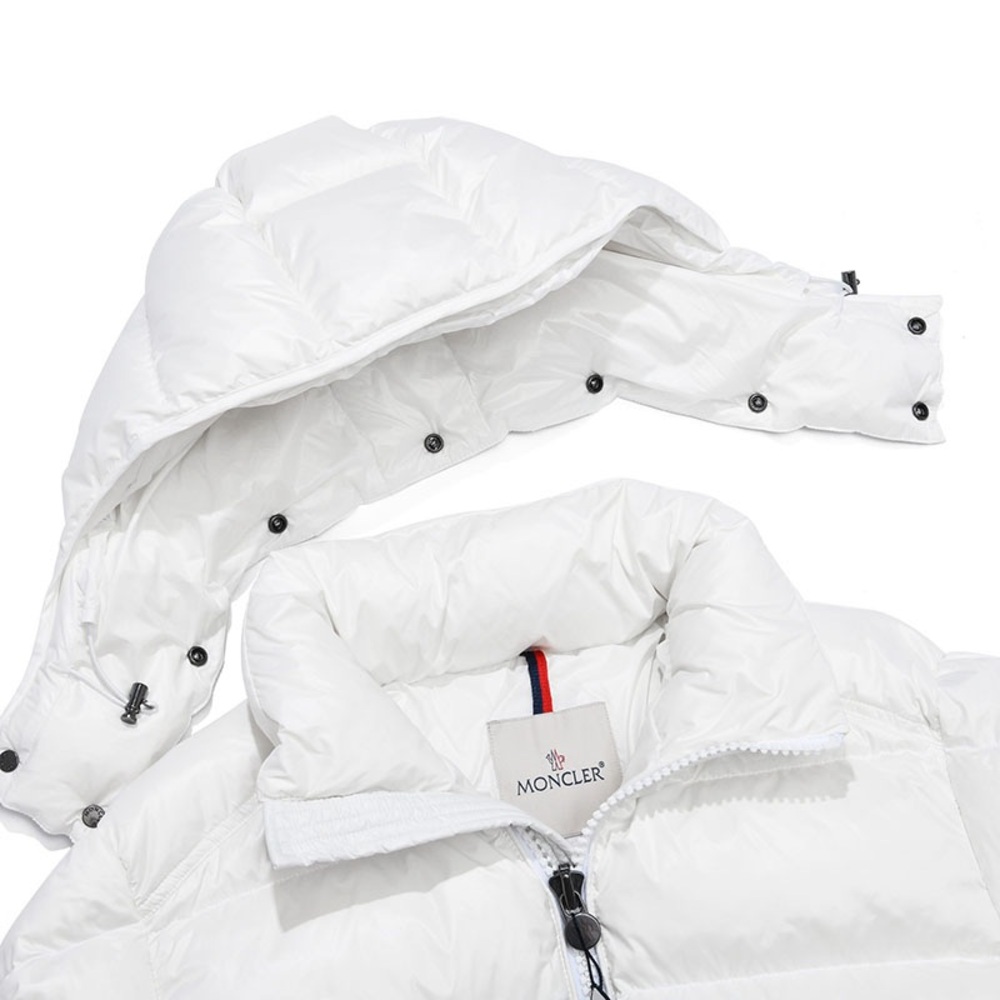 Moncler White Down Jacket - Picture 3 of 9